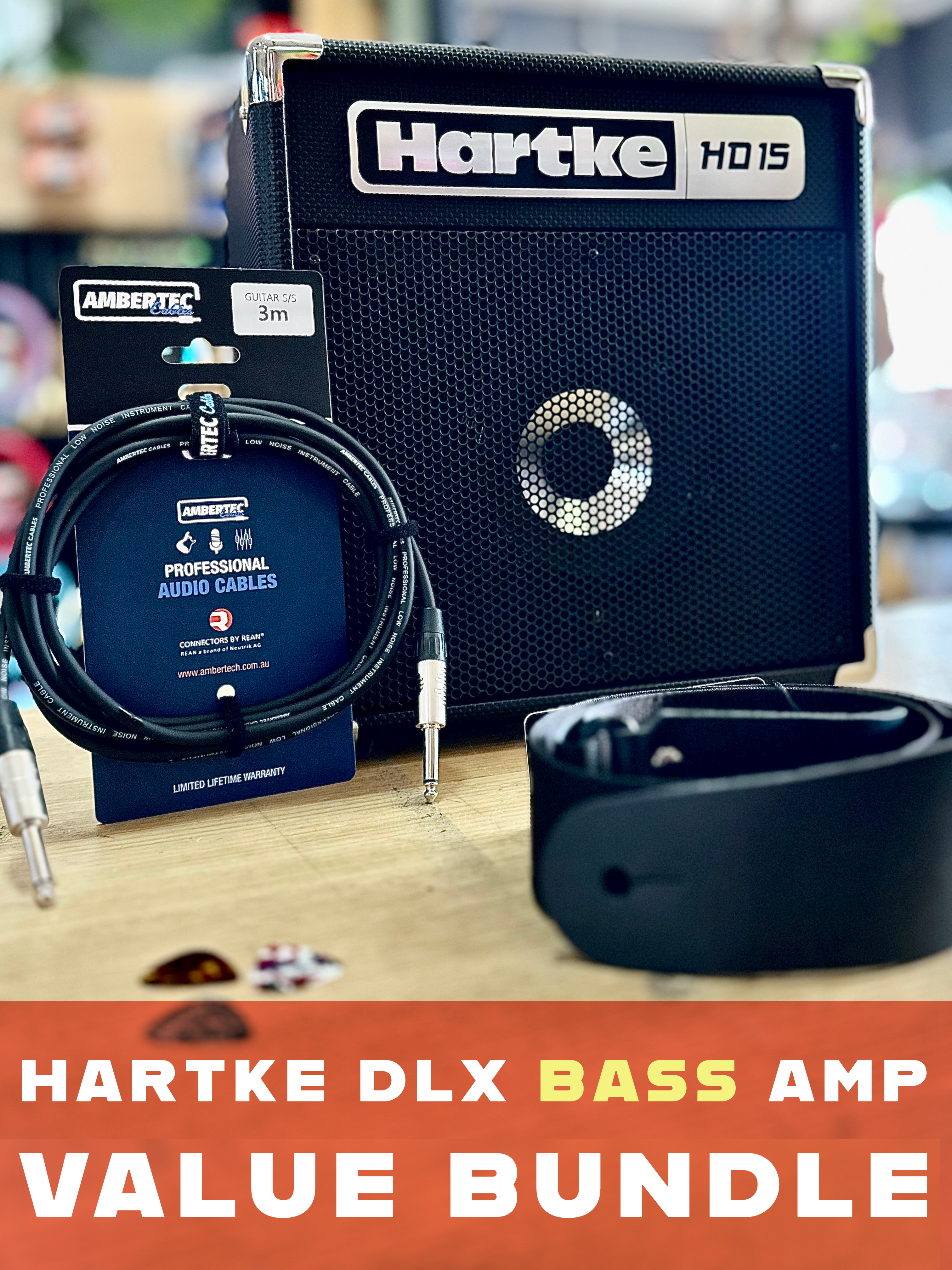 Hartke Bass Guitar Add-On Bundle | Just Add A Bass! Hartke Bass Guitar Add-On Bundle | Just Add A Bass!